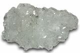 Gemmy, Colorless Apophyllite Crystal Cluster - India #244493-1